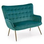 Sofa w stylu glamour Zefir 5X - ciemna zieleń w sklepie internetowym Edinos