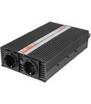 Przetwornica KEMOT 12V/230V 1000W 2 gniazda typu F :niemieckie w sklepie internetowym EasyMar