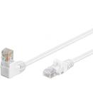 Kabel Patchcord CAT 5e U/UTP (1x90ÃÂ°) RJ45/RJ45 0,25m biaÃÂy w sklepie internetowym EasyMar