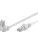 Kabel Patchcord CAT 5e U/UTP (1x90ÃÂ°) RJ45/RJ45 0,25m biaÃÂy w sklepie internetowym EasyMar