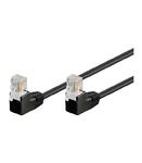 Kabel Patchcord Cat 5e U/UTP (2x90ÃÂ°) RJ45/RJ45 2m czarny w sklepie internetowym EasyMar