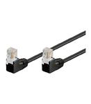 Kabel Patchcord Cat 5e U/UTP (2x90ÃÂ°) RJ45/RJ45 3m czarny w sklepie internetowym EasyMar