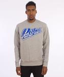 Pit Bull West Coast-Blue Brand Sweatshirt Crewneck Grey Melange w sklepie internetowym Unhuman.pl