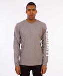 Carhartt WIP-College Left Longsleeve Grey Heather/White w sklepie internetowym Unhuman.pl