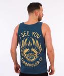 Turbokolor-I See You Tank-top Heather Navy w sklepie internetowym Unhuman.pl