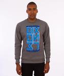 Dixon37-DIX Klasyk Ornament Bluza Grafitowa w sklepie internetowym Unhuman.pl