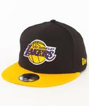 New Era-Los Angeles Lakers NBA Black Base 9Fifty Snapback Czapka Black/Yellow w sklepie internetowym Unhuman.pl