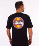 Stussy-Reggae Surf Dot T-Shirt Black w sklepie internetowym Unhuman.pl