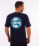 Stussy-Reggae Surf Dot T-Shirt Navy w sklepie internetowym Unhuman.pl
