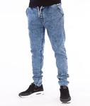 SmokeStory-Premium Jeans Stretch Straight Fit z Gumą Spodnie Marmurek Light w sklepie internetowym Unhuman.pl