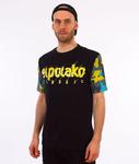 El Polako-Sleeve Moro EP Cut T-Shirt Czarny w sklepie internetowym Unhuman.pl