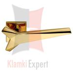 Klamka Star 019 w kolorze pozłacany błyszczący w sklepie internetowym KlamkiExpert.pl