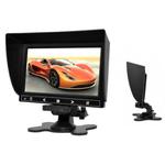 Monitor samochodowy 7 cali do podgladu z kamery cofania 2x wejście video 4PinQuad w sklepie internetowym Xsonic.pl