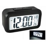 Budzik zegar cyfrowy duży wyświetlacz LED 12/24h termometr datownik w sklepie internetowym Xsonic.pl