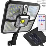 Lampa Solarna 220 LED 15 COB Ogrodowa Uliczna Czujnik Ruchu Zmierzchu Pilot w sklepie internetowym Xsonic.pl