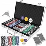 Zestaw do gry w pokera TEXAS żetony 300 sztuk karty mocna walizka w sklepie internetowym Xsonic.pl