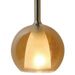 Lampa wisząca DOUBLE GLASS Ø250 mm szara/złota VT-7304 w sklepie internetowym energomania.pl 