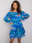Sukienka-DHJ-SK-15015-1.48P-ciemny niebieski w sklepie internetowym Larondine