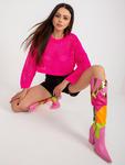 Sweter-BA-SW-9008.35P-fluo różowy w sklepie internetowym Larondine