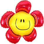 Balon foliowy Kwiatek czerwony 24" w sklepie internetowym Party world