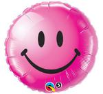 Balon foliowy 18" Uśmiech, różowy w sklepie internetowym Party world