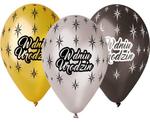 Balony Premium 12" W dniu urodzin, metaliczne w sklepie internetowym Party world
