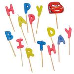 Świeczki pikery urodzinowe Cars McQueen Happy Birthday w sklepie internetowym Party world