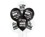 Balony dla żony Best Wife Ever, 6 szt. w sklepie internetowym Party world