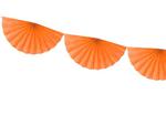 Girlanda z rozet, pomarańczowa 40 cm/3 m w sklepie internetowym Party world