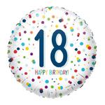 Balon foliowy na 18 urodziny Confetti w sklepie internetowym Party world