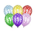 Balony na 1 urodziny z cyfrą 1, metaliczne, 6 szt. w sklepie internetowym Party world