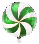 Balon foliowy Cukierek, biało-zielony w sklepie internetowym Party world