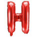 Balon foliowy w kształcie litery H, czerwony w sklepie internetowym Party world
