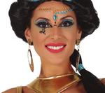 Naklejki 3D na twarz, kryształki Kleopatra, Egipcjanka w sklepie internetowym Party world