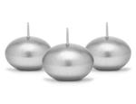 Świeczki pływające srebrne metalizowane 4 cm, (50 szt.) w sklepie internetowym Party world