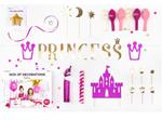 Zestaw dekoracji urodzinowych dla dziewczynki Princess w sklepie internetowym Party world