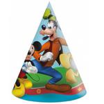 Czapeczki urodzinowe Mickey Mouse Rock The House, 6 szt. w sklepie internetowym Party world