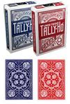 Talia Kart Bicycle - Tally-Ho Fan Back Czerwone w sklepie internetowym Replikator.pl