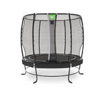 Trampolina ogrodowa Lotus Premium 253cm Exit - Czarna w sklepie internetowym Dobrebaseny.pl