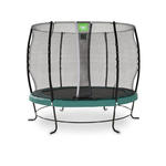 Trampolina ogrodowa Lotus Classic 305cm Exit - Zielona w sklepie internetowym Dobrebaseny.pl