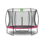 Trampolina ogrodowa Silhouette 244cm Exit - Różowa w sklepie internetowym Dobrebaseny.pl