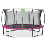 Trampolina ogrodowa Silhouette 427cm różowa Exit w sklepie internetowym Dobrebaseny.pl