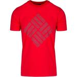 Czerwona koszulka bawełniana męska z nadrukiem Big Logo wxts-BigLogo-czerwony w sklepie internetowym Fajnekoszule.pl