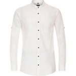 Lniana biała koszula męska Redmond stójka regular fit 231150112-0 Rdr-231150112-0 w sklepie internetowym Fajnekoszule.pl