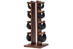 Hantle NOHRD SwingBell 2-8 Kg ze stojakiem Tower Club Jesion Skóra w sklepie internetowym WaterRower-Polska.pl