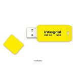 Pendrive Integral Neon USB 3.0 16GB 110 MB/s YELLOW w sklepie internetowym Cardsplitter.pl