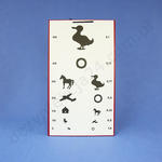 Tablica okulistyczna Kaczka - z kształtami zwierząt - kaczka w sklepie internetowym dezynfekcja24.com