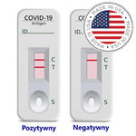 ezLabs Test wymazowy SARS-CoV-2 wykrywają antygen Ag koronawirusa - 2 generacji 10szt. testy premium 98.8% wyprodukowano w USA w sklepie internetowym RedMed.pl