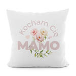 KOCHAM CIĘ MAMO Poszewka dekoracyjna VELVET, 40x40cm, kolor 001 różowy P00076/POP/001/040040/1 w sklepie internetowym Kasandra