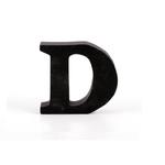 Litera ozdobna mała - D - czarna w sklepie internetowym Niemajakwdomu.com